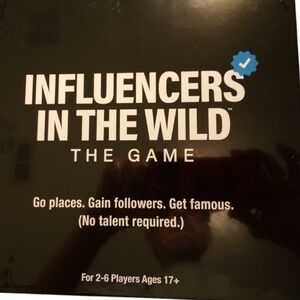 Influencers in the Wild Board Game - Ages 17 & up, Family Fun Night 2-6 Players.